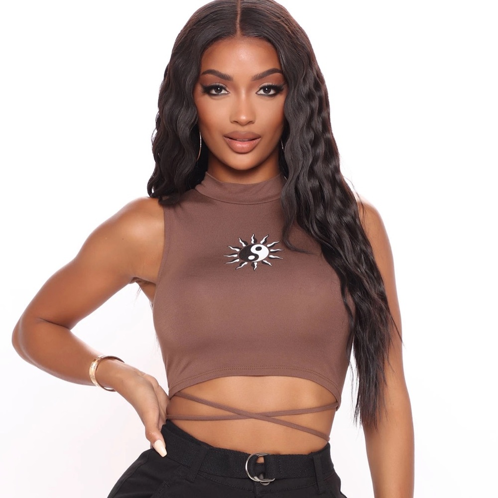 BRAND NEW Spread Your Wings Top - Brown